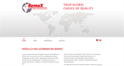 Desktop Screenshot of bemax-systems.com