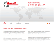 Tablet Screenshot of bemax-systems.com